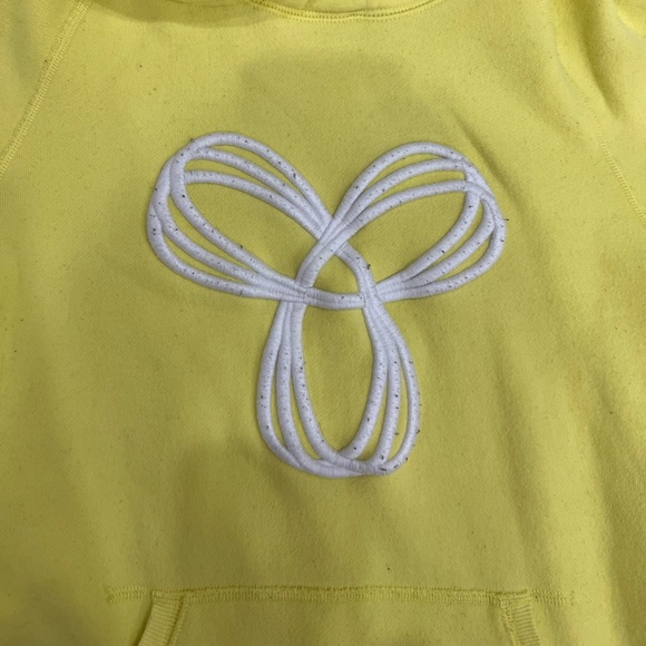 TNA BALTIC LOGO YELLOW HOODIE SIZE XS - Picture 3 of 12